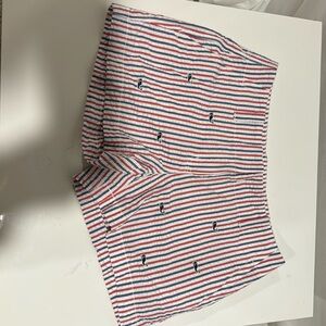 Vineyard Vines 3.5 Firework Whale Emblem Light house red Shorts Size 2